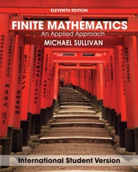 Cover image: Finite Mathematics: An Applied Approach, International Student Version 11th edition 9780470646250