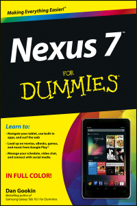 Cover image: Nexus 7 For Dummies (Google Tablet) 1st edition 9781118508732
