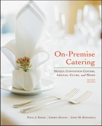Immagine di copertina: On-Premise Catering: Hotels, Convention Centers, Arenas, Clubs, and More 2nd edition 9780470551752