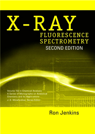 Cover image: X-Ray Fluorescence Spectrometry 2nd edition 9780471299424