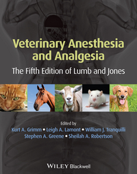 Imagen de portada: Veterinary Anesthesia and Analgesia, The Fifth Edition of Lumb and Jones 5th edition 9781118526231