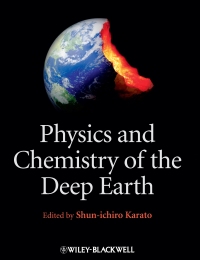 Cover image: Physics and Chemistry of the Deep Earth 1st edition 9780470659144