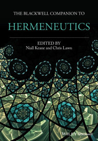 Cover image: The Blackwell Companion to Hermeneutics 1st edition 9781119100522