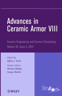 Cover image: Advances in Ceramic Armor VIII 1st edition 9781118205952