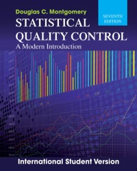 Cover image: Statistical Quality Control: A Modern Introduction, International Student Version 7th edition 9781118322574