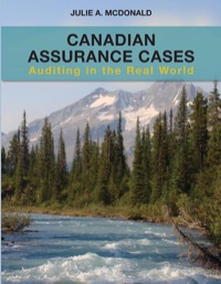 Cover image: Canadian Assurance Cases: Auditing in the Real World 1st edition 9781118362464