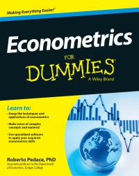 صورة الغلاف: Econometrics For Dummies 1st edition 9781118533840