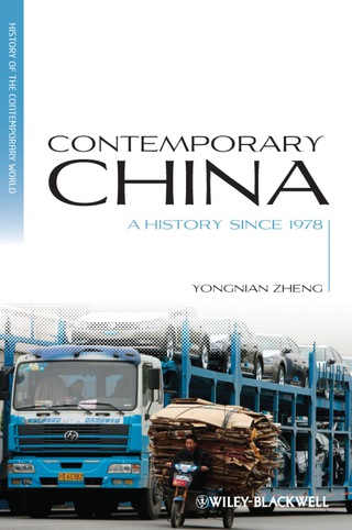 Imagen de portada: Contemporary China: A History since 1978 1st edition 9780470655801