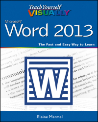 Imagen de portada: Teach Yourself VISUALLY Word 2013 1st edition 9781118517697