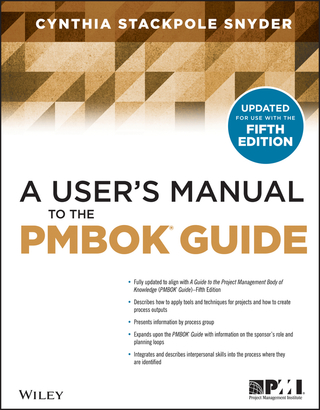 Cover image: A User's Manual to the PMBOK Guide 2nd edition 9781118431078