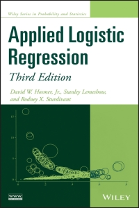 Cover image: Applied Logistic Regression 3rd edition 9780470582473