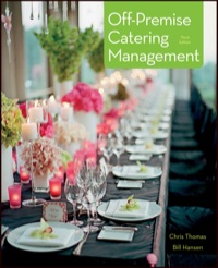 Imagen de portada: Off-Premise Catering Management 3rd edition 9780470889718