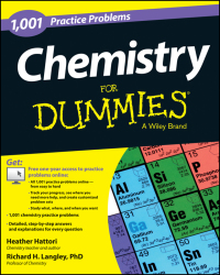 Cover image: Chemistry: 1,001 Practice Problems For Dummies (+ Free Online Practice) 1st edition 9781118549322