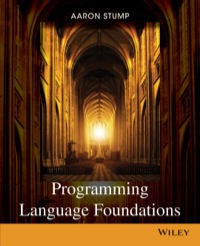 Titelbild: Programming Language Foundations 1st edition 9781118007471