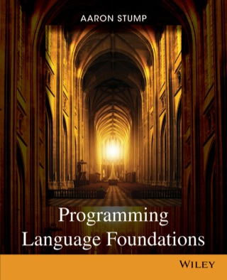 Cover image: Programming Language Foundations 1st edition 9781118007471