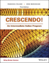 Cover image: Crescendo!: An Intermediate Italian Program 3rd edition 9781119235446
