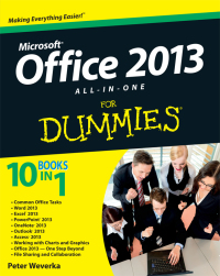 Cover image: Office 2013 All-In-One For Dummies 1st edition 9781118516362