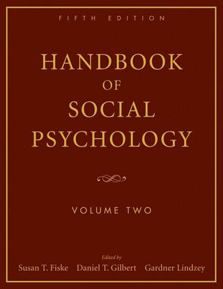Cover image: Handbook of Social Psychology, Volume Two 5th edition 9780470137499