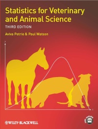 صورة الغلاف: Statistics for Veterinary and Animal Science 3rd edition 9780470670750