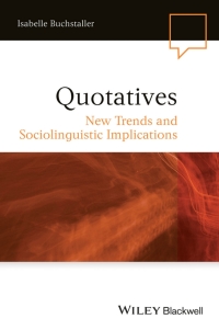 Cover image: Quotatives 1st edition 9780470657188