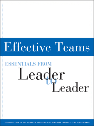 Cover image: Effective Teams 1st edition 9781118586822