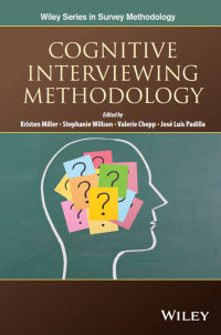 Imagen de portada: Cognitive Interviewing Methodology 1st edition 9781118383544