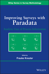 Imagen de portada: Improving Surveys with Paradata 1st edition 9780470905418