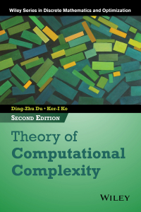 Cover image: Theory of Computational Complexity 2nd edition 9781118306086