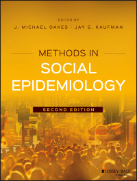 Cover image: Methods in Social Epidemiology 2nd edition 9781118505595