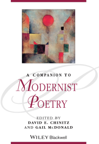 Cover image: A Companion to Modernist Poetry 1st edition 9780470659816