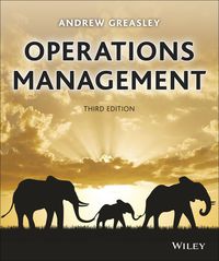 Imagen de portada: Operations Management 3rd edition 9781119978541