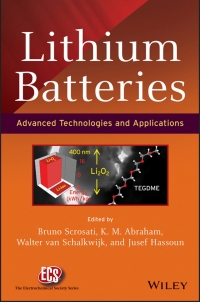 Imagen de portada: Lithium Batteries 1st edition 9781118183656