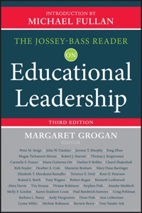 Cover image: The Jossey-Bass Reader on Educational Leadership 3rd edition 9781118456217