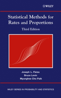 صورة الغلاف: Statistical Methods for Rates and Proportions 3rd edition 9780471526292