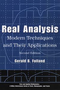 Cover image: Real Analysis: Modern Techniques and Their Applications 2nd edition 9780471317166