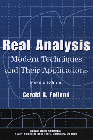 Cover image: Real Analysis: Modern Techniques and Their Applications 2nd edition 9780471317166