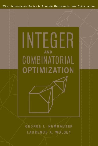 Cover image: Integer and Combinatorial Optimization 1st edition 9780471828198