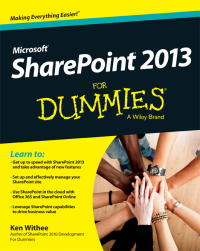Cover image: SharePoint 2013 For Dummies 1st edition 9781118510711