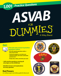 صورة الغلاف: 1,001 ASVAB Practice Questions For Dummies (+ Free Online Practice) 1st edition 9781118646311