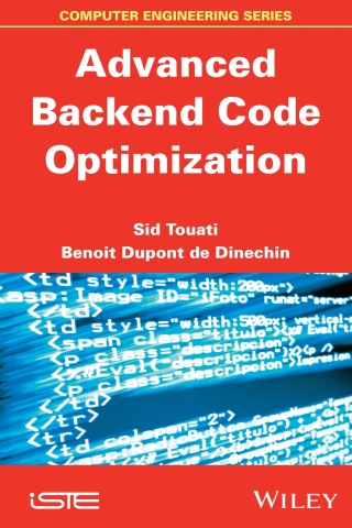 Imagen de portada: Advanced Backend Code Optimization 1st edition 9781848215382