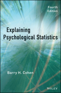 Cover image: Explaining Psychological Statistics 4th edition 9781118436608