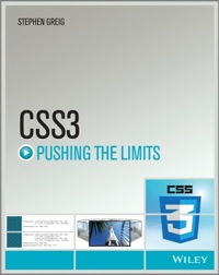 Cover image: CSS3 Pushing the Limits 1st edition 9781118652633