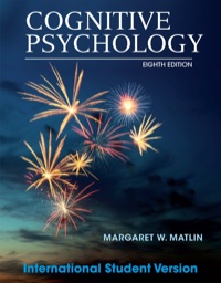 Cover image: Cognitive Psychology, International Student Version 8th edition 9781118318690