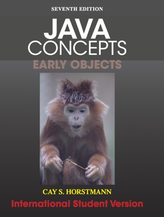 Cover image: Java Concepts, International Student Version 7th edition 9781118318768