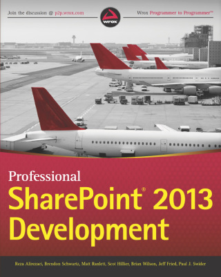 Imagen de portada: Professional SharePoint 2013 Development 1st edition 9781118495827