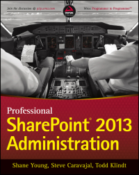 Cover image: Professional SharePoint 2013 Administration 1st edition 9781118495810