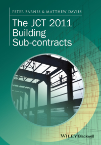 Cover image: The JCT 2011 Building Sub-contracts 1st edition 9781118655634