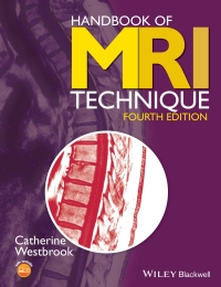 Cover image: Handbook of MRI Technique 4th edition 9781118661628