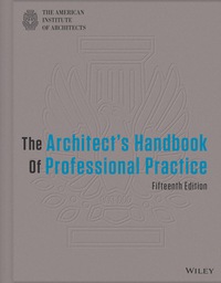 صورة الغلاف: The Architect's Handbook of Professional Practice 15th edition 9781118308820