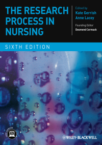 Imagen de portada: The Research Process in Nursing 6th edition 9781405190480